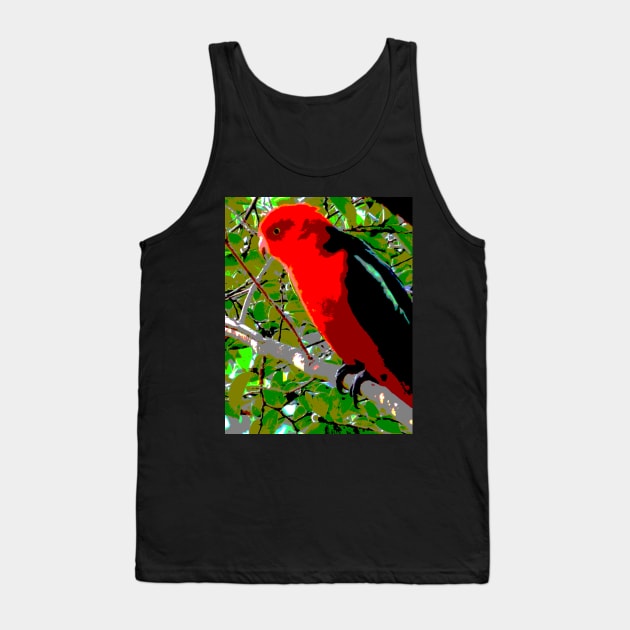 Bright King Parrot! Tank Top by Mickangelhere1